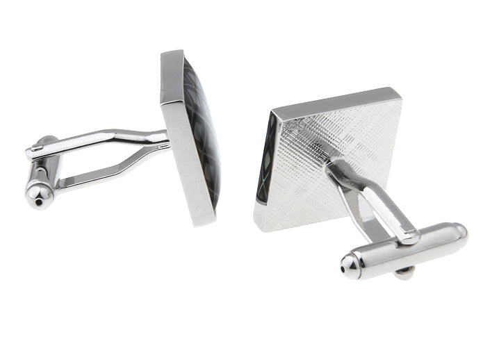 格子柄-黒-カフスボタン-ブラック-カフスボタン-黒系-男女-カフリングス-営業マン-おしゃれ-かわいい-結婚式-カジュアル-シンプル-スーツ-人気-プレゼント-ギフト-入園式-入学式-成人式