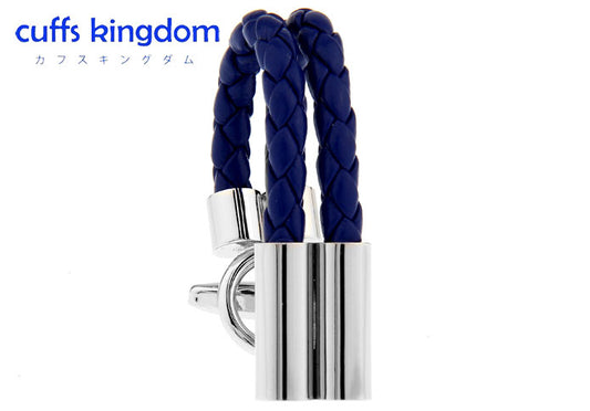 編み込み-フェイクレザー-青色-カフスボタン-青系-ブルー-男女-カフリングス-営業マン-おしゃれ-かわいい-結婚式-カジュアル-シンプル-スーツ-人気-プレゼント-ギフト-入園式-入学式-成人式