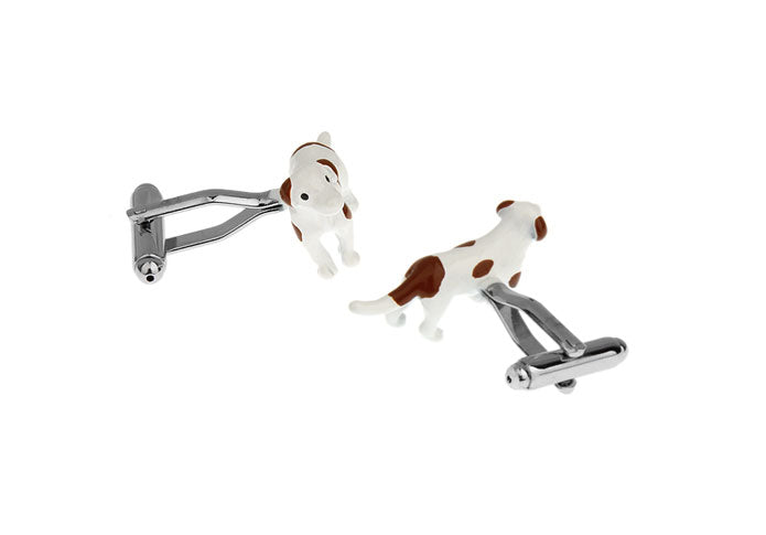 セントバーナード-ドック-カフスボタン-brown-落ち着く-男女-カフリングス-動物-ペット-プレゼント-おしゃれ-カフス専門店