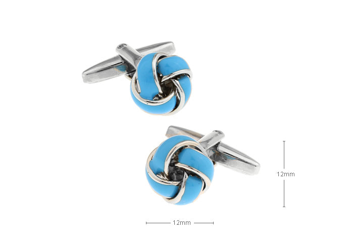 編みこみ-ボール-青-カフスボタン-青系-ブルー-男女-カフリングス-営業マン-おしゃれ-かわいい-結婚式-カジュアル-シンプル-スーツ-人気-プレゼント-ギフト-入園式-入学式-成人式