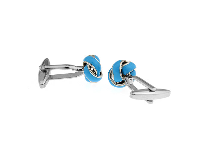 編みこみ-ボール-青-カフスボタン-青系-ブルー-男女-カフリングス-営業マン-おしゃれ-かわいい-結婚式-カジュアル-シンプル-スーツ-人気-プレゼント-ギフト-入園式-入学式-成人式