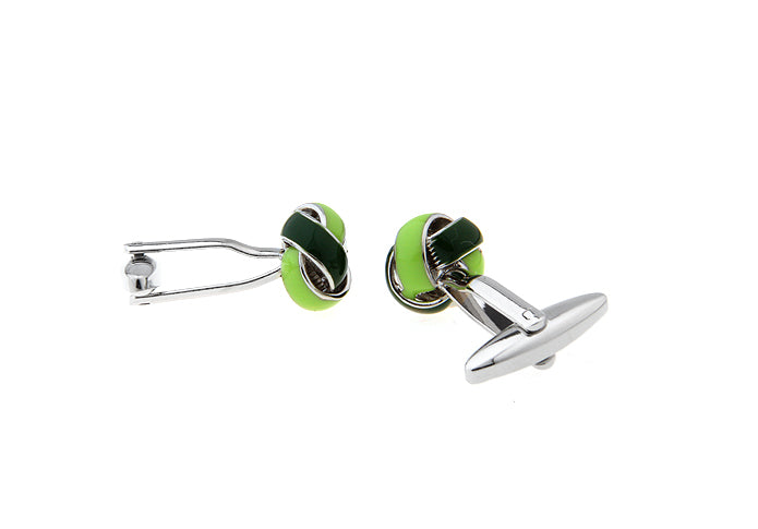 編みこみ-ボール-緑-カフスボタン-緑系-グリーン-男女-カフリングス-営業マン-おしゃれ-かわいい-結婚式-カジュアル-シンプル-スーツ-人気-プレゼント-ギフト-入園式-入学式-成人式