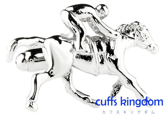 競走馬-サラブレッド-カフスボタン-銀色-系-男女-カフリングス-営業マン-おしゃれ-かわいい-結婚式-カジュアル-シンプル-スーツ-人気-プレゼント-ギフト-入園式-入学式-成人式