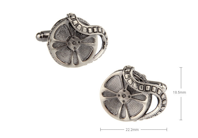 映画-フィルム-銀色-カフスボタン-銀色系-男女-カフリングス-営業マン-おしゃれ-かわいい-結婚式-カジュアル-シンプル-スーツ-人気-プレゼント-ギフト-入園式-入学式-成人式