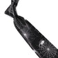 ハロウィン-駆け回る-蜘蛛の巣-クモ-ネクタイ-黒と白-男女-コスチューム-仮装-パーティー-人気-幅8cm