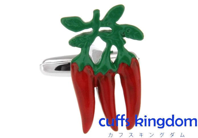 獅子唐-赤-ｘ-緑-カフスボタン-赤系-レッド-男女-カフリングス-営業マン-おしゃれ-かわいい-結婚式-カジュアル-シンプル-ユニーク-スーツ-人気-プレゼント-ギフト-入園式-入学式-成人式