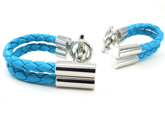 編み込み-フェイク-レザー-スカイブルー-カフスボタン-青系-ブルー-男女-カフリングス-営業マン-おしゃれ-かわいい-結婚式-カジュアル-スーツ-人気-プレゼント-ギフト-入園式-入学式-成人式