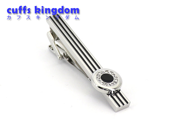 サークル-きらきら-タイピン-黒色-正装-スーツ-ネクタイ-シンプル-パーティ-社用-おしゃれ-人気-ランキング