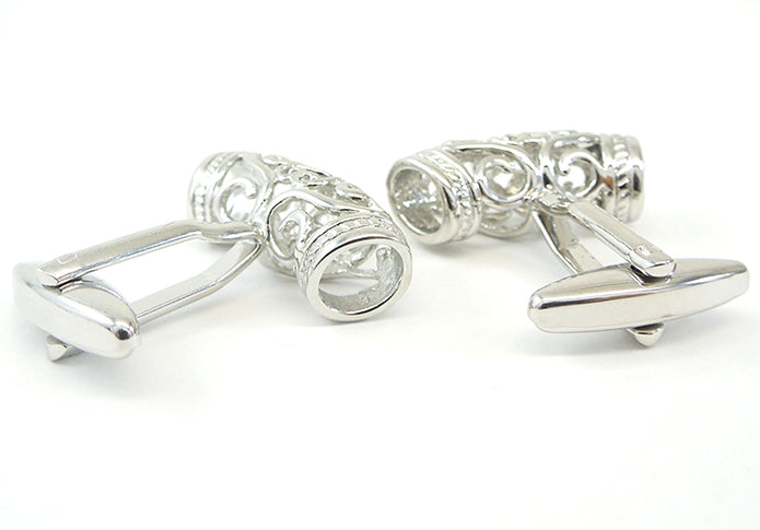 細工-アート-カフス-銀色-カフスボタン-銀色系-男女-カフリングス-営業マン-おしゃれ-かわいい-結婚式-カジュアル-シンプル-スーツ-人気-プレゼント-ギフト-入園式-入学式-成人式