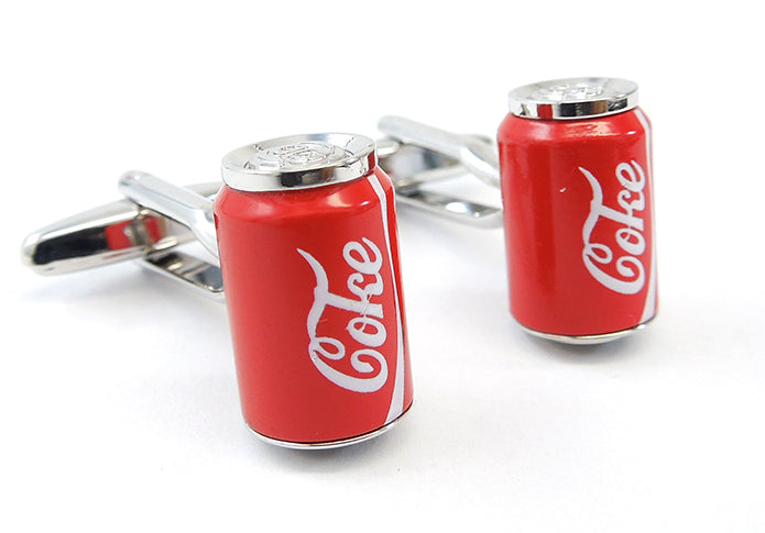 炭酸飲料-缶ジュース-赤色-カフスボタン-赤系-レッド-男女-カフリングス-営業マン-おしゃれ-かわいい-結婚式-カジュアル-ユニーク-スーツ-人気-プレゼント-ギフト-入園式-入学式-成人式