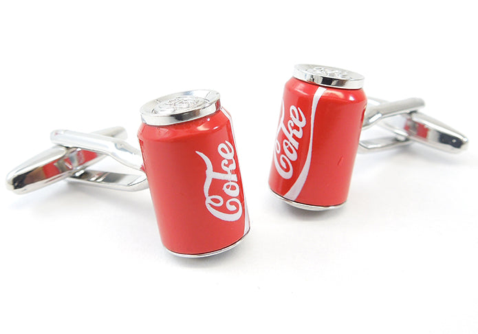 炭酸飲料-缶ジュース-赤色-カフスボタン-赤系-レッド-男女-カフリングス-営業マン-おしゃれ-かわいい-結婚式-カジュアル-ユニーク-スーツ-人気-プレゼント-ギフト-入園式-入学式-成人式
