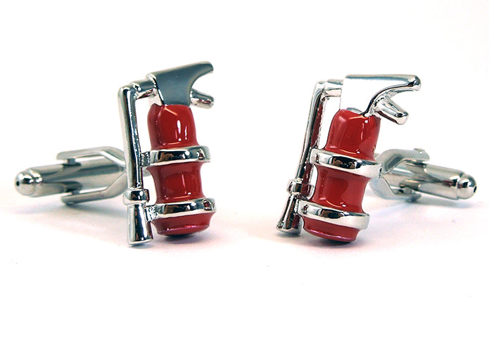 消火器-ユニーク-赤色-カフスボタン-赤色系-男女-カフリングス-営業マン-おしゃれ-かわいい-おもしろ-スーツ-人気-プレゼント-ギフト-入学式-成人式