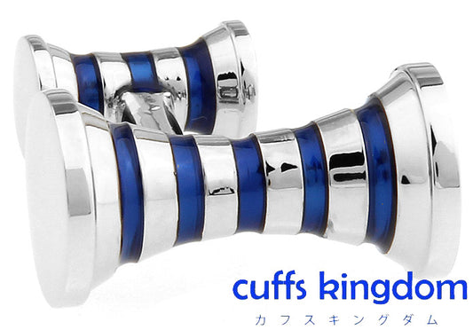 留め具も同デザイン-青色-カフスボタン-ブルー-男女-カフリングス-営業マン-おしゃれ-かわいい-結婚式-カジュアル-シンプル-スーツ-人気-プレゼント-ギフト-入園式-入学式-成人式