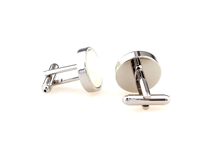 立体球-ホワイト-シェル-白-色-カフスボタン-ホワイト-シエル-おしゃれ-男女-カフリングス-エレガント-シンプル-人気-プレゼント-ギフト-入園式-入学式-成人式-カフス専門店