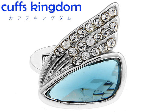 レディース-大粒-ジュエリー-青系-カフスボタン-ブルー-ジュエル系-細工-男女-カフリングス-おしゃれ-スーツ-人気-エレガント-プレゼント-ギフト-入学式-卒業式-成人式-結婚式