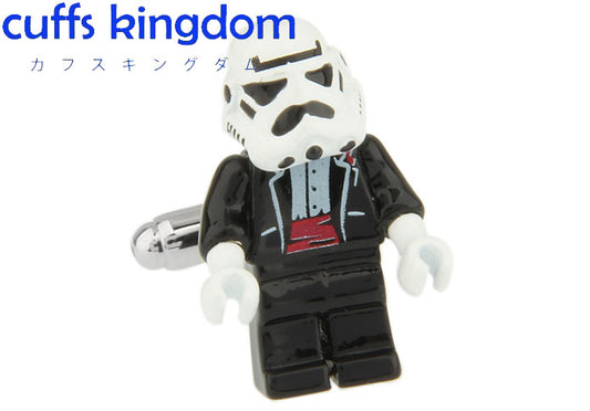ブロック-玩具-アンドロイド-白-色-カフスボタン-黒-白-男女-カフリングス-ユニーク-趣味-面白-大人気-プレゼント-ギフト-カフス専門店
