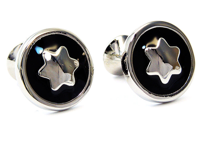 洗練された-シンプルデザイン-黒色-カフスボタン-ブラック-男女-カフリングス-スーツ-人気-プレゼント-おしゃれ-営業マン-ギフト-カフス専門店