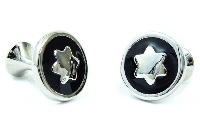 洗練された-シンプルデザイン-黒色-カフスボタン-ブラック-男女-カフリングス-スーツ-人気-プレゼント-おしゃれ-営業マン-ギフト-カフス専門店