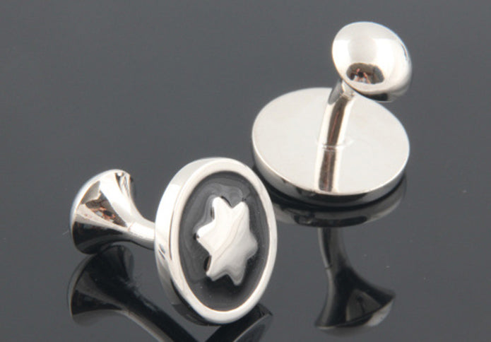 洗練された-シンプルデザイン-黒色-カフスボタン-ブラック-男女-カフリングス-スーツ-人気-プレゼント-おしゃれ-営業マン-ギフト-カフス専門店