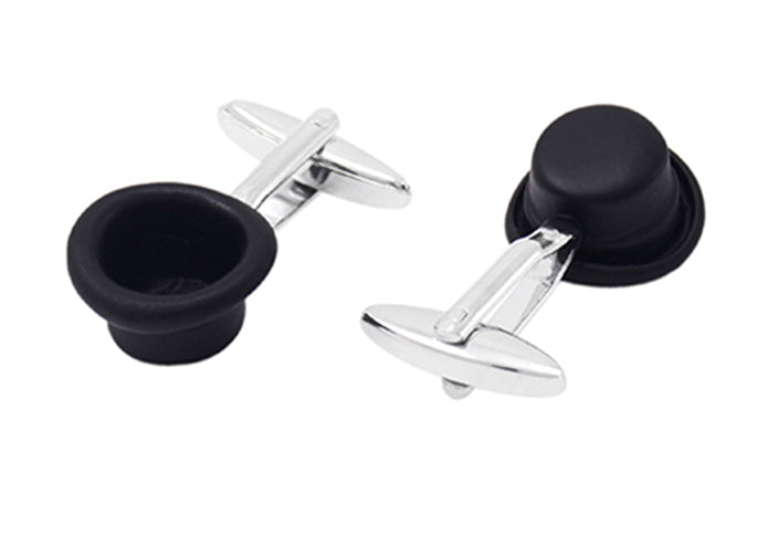 紳士-ハット-黒色-カフスボタン-ブラック-男女-カフリングス-スーツ-人気-プレゼント-おしゃれ-かわいい-おもしろ-ギフト-カフス専門店