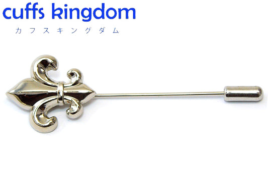 百合-の-スーツ-アクセ-銀色-ラペルピン-おしゃれ-かわいい-プレゼント-高級感-メンズ-お礼-ギフト-アクセサリ