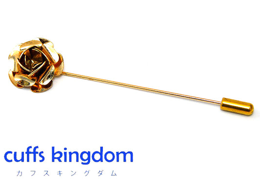 薔薇-の-スーツ-アクセ-金色-ラペルピン-おしゃれ-かわいい-プレゼント-高級感-メンズ-お礼-ギフト-アクセサリ