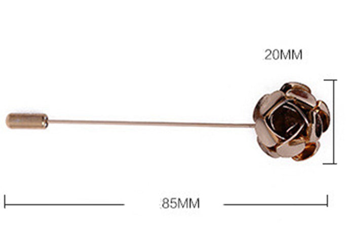 薔薇-の-スーツ-アクセ-金色-ラペルピン-おしゃれ-かわいい-プレゼント-高級感-メンズ-お礼-ギフト-アクセサリ