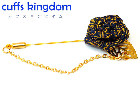 薔薇-モチーフ-きらきら-スーツアクセ-金色-ラペルピン-おしゃれ-かわいい-プレゼント-高級感-メンズ-お礼-ギフト-アクセサリ