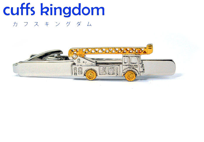 ハシゴ-消防車-タイピン-銀-金-おしゃれ-かわいい-プレゼント-高級感-メンズ-お礼-ギフト-アクセサリ