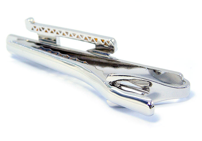 ハシゴ-消防車-タイピン-銀-金-おしゃれ-かわいい-プレゼント-高級感-メンズ-お礼-ギフト-アクセサリ