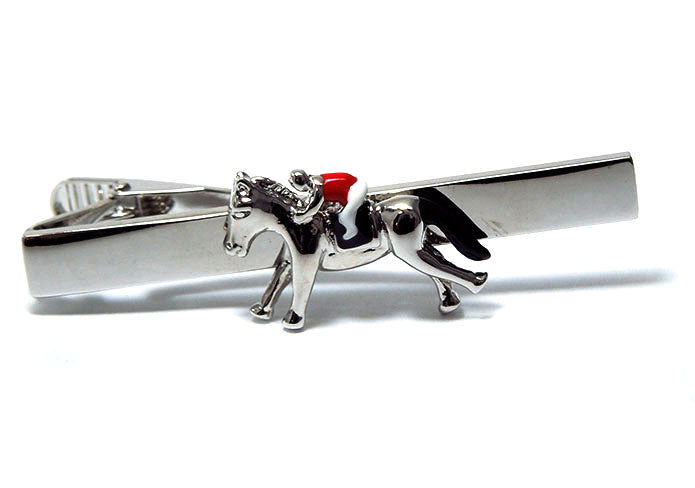 競走馬-ジョッキー-タイピン-銀-おしゃれ-かわいい-プレゼント-高級感-メンズ-お礼-ギフト-アクセサリ