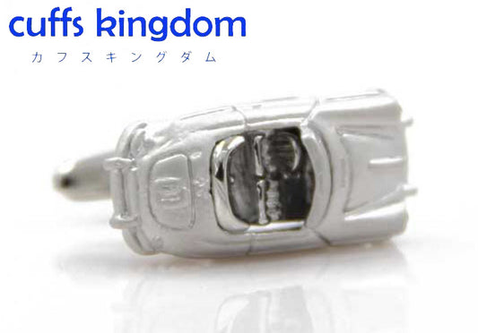 クラシック-オープンカー-カブリオレ-銀色-ヘッドライト-綺麗-カフスボタン-シルバー-男女-カフリングス-営業マン-おしゃれ-個性-乗り物-スーツ-人気-プレゼント-ギフト-カフス専門店