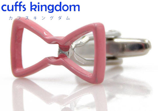 ピンクリボン-型取り-桃色-カフスボタン-ピンク-男女-カフリングス-スーツ-人気-プレゼント-ギフト-おしゃれ-エレガント-結婚式-カフス専門店