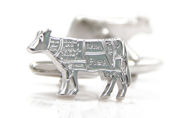 牛肉-部位-説明-カフス-銀色-カフスボタン-シルバー-男女-カフリングス-スーツ-人気-プレゼント-ギフト-動物-食べ物-カフス専門店