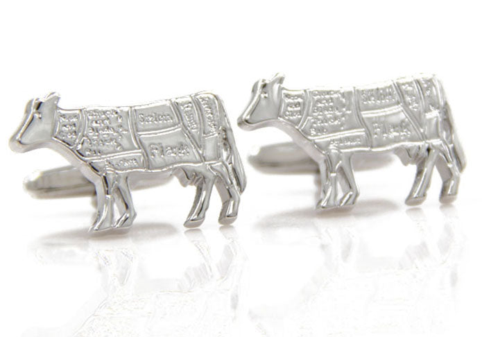 牛肉-部位-説明-カフス-銀色-カフスボタン-シルバー-男女-カフリングス-スーツ-人気-プレゼント-ギフト-動物-食べ物-カフス専門店