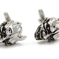 はんにゃ-カフスボタン-シルバー-迫力満点-カフスボタン-シルバー-趣味-細工-男女-カフリングス-スーツ-人気-プレゼント-ギフト-動物-おしゃれ-カフス専門店