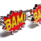 bam-アメコミ-メッセージ-赤-黄-色-カフスボタン-カラフル-男女-カフリングス-スーツ-プレゼント-ギフト-ユニーク-メッセージ-人気-カフス専門店