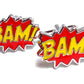 bam-アメコミ-メッセージ-赤-黄-色-カフスボタン-カラフル-男女-カフリングス-スーツ-プレゼント-ギフト-ユニーク-メッセージ-人気-カフス専門店