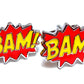 bam-アメコミ-メッセージ-赤-黄-色-カフスボタン-カラフル-男女-カフリングス-スーツ-プレゼント-ギフト-ユニーク-メッセージ-人気-カフス専門店