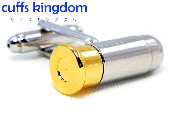 薬莢-銃弾-カフス-色-金-銀-カフスボタン-シルバー-おしゃれ-男女-カフリングス-スーツ-プレゼント-営業マン-大人気-結婚式-カフス専門店