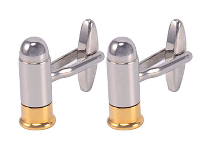 薬莢-銃弾-カフス-色-金-銀-カフスボタン-シルバー-おしゃれ-男女-カフリングス-スーツ-プレゼント-営業マン-大人気-結婚式-カフス専門店