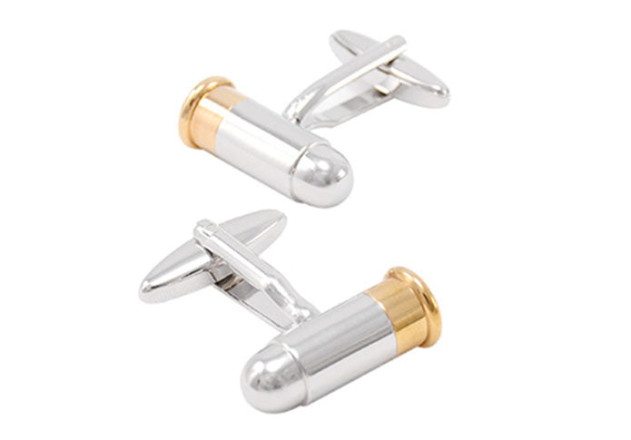薬莢-銃弾-カフス-色-金-銀-カフスボタン-シルバー-おしゃれ-男女-カフリングス-スーツ-プレゼント-営業マン-大人気-結婚式-カフス専門店