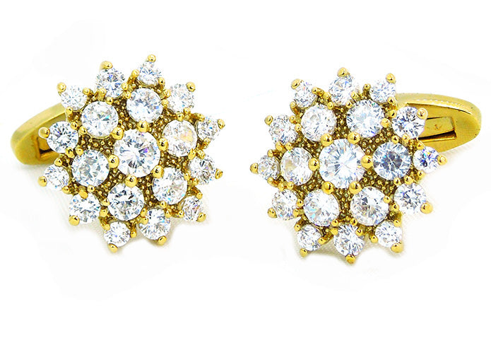 超-豪華-究極-きらきら-カフス-色-金-カフスボタン-ゴールド-ジュエル系-おしゃれ-男女-カフリングス-かわいい-シェル-プレゼント-大人気-成人式-卒業式-結婚式-カフス専門店