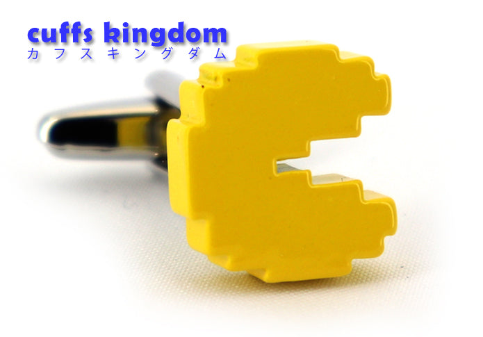 パクパク-カフリングス-色-黄-色-カフスボタン-おもしろ系-イエロー-営業マン-男女-カフリングス-おしゃれ-スーツ-プレゼント-大人気-かわいい-卒業式-成人式-結婚式-カフス専門店
