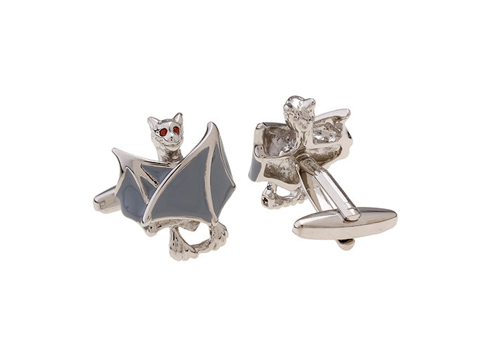 立体-悪魔-デーモン-カフリングス-色-銀灰色-カフスボタン-グレー-おもしろ系-男女-営業マン-結婚式-スーツ-人気-カフリングス-プレゼント-ギフト-入園式-入学式-成人式