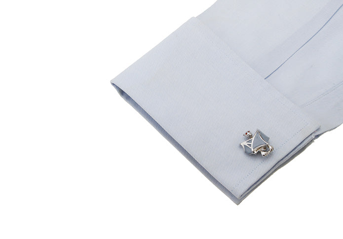 立体-悪魔-デーモン-カフリングス-色-銀灰色-カフスボタン-グレー-おもしろ系-男女-営業マン-結婚式-スーツ-人気-カフリングス-プレゼント-ギフト-入園式-入学式-成人式