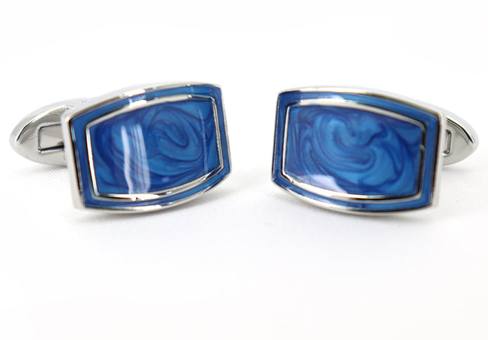 波紋の様-紋様-カフリングス-色-青色-カフスボタン-ブルー-クール-男女-おしゃれ-かわいい-結婚式-プレゼント-入園式-入学式-成人式-カフス専門店