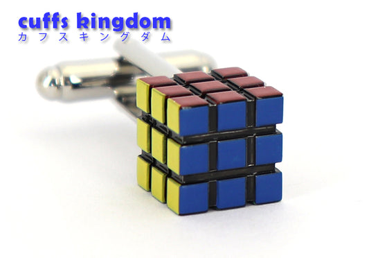 立体-ルービック-キューブ-カフリングス-色-カラフル-カフスボタン-カラフル-男女-面白-ユニーク-おしゃれ-かわいい-結婚式-プレゼント-入園式-入学式-成人式-カフス専門店
