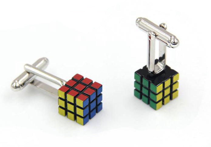 立体-ルービック-キューブ-カフリングス-色-カラフル-カフスボタン-カラフル-男女-面白-ユニーク-おしゃれ-かわいい-結婚式-プレゼント-入園式-入学式-成人式-カフス専門店