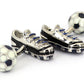 サッカー-ボール-スパイクシューズ-アシメトリ-カフリングス-色-黒-白色-カフスボタン-黒-男女-サッカー-スポーツ-おしゃれ-大人気-スーツ-結婚式-プレゼント-入園式-入学式-成人式-カフス専門店